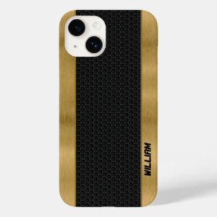 ブラックホールメタル金ゴールド背景 Case-Mate iPhone 14ケース