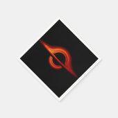 ブラックホール付着ディスク スタンダードカクテルナプキン (角)