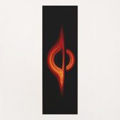 ブラックホール付着ディスク ヨガマット (正面)