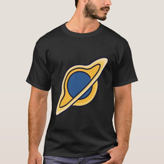 ブラックホール天体物理学 Tシャツ (正面)