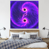 ブラックホール キャンバスプリント (インサイチュ (寝室))