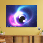 ブラックホール キャンバスプリント (インサイチュ (リビング))