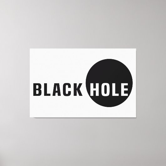 ブラックホール キャンバスプリント (正面)