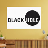 ブラックホール キャンバスプリント (インサイチュ (リビング))