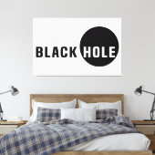 ブラックホール キャンバスプリント (インサイチュ (寝室))