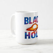ブラックホール コーヒーマグカップ (正面左)
