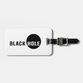 ブラックホール ラゲッジタグ (正面横)