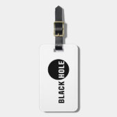 ブラックホール ラゲッジタグ (正面縦)