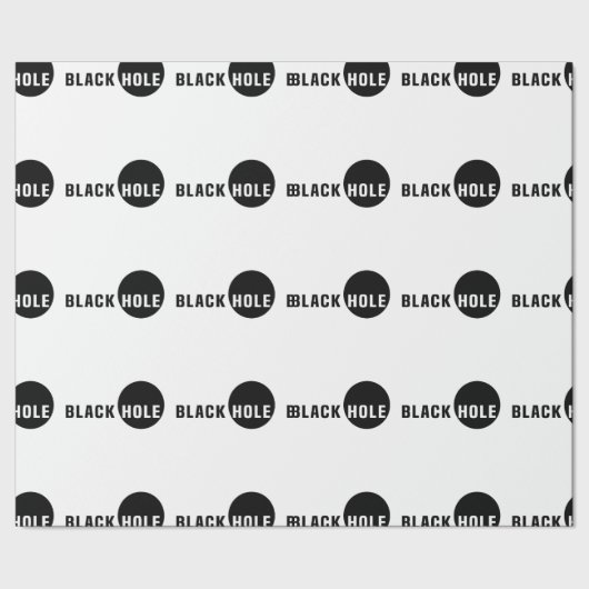 ブラックホール ラッピングペーパー (シーム)