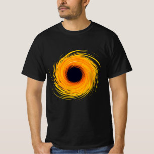 ブラックホール(黒のTシャツ) Tシャツ