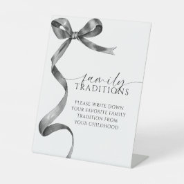 ブラックボウお気に入りのファミリー伝統ゲーム 台座サイン