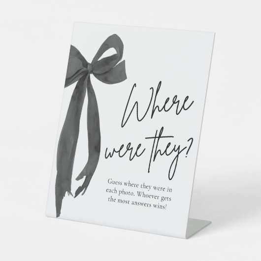 ブラックボウのプリンセスシャワー どこで撮った? ゲームサイン 台座サイン (正面)