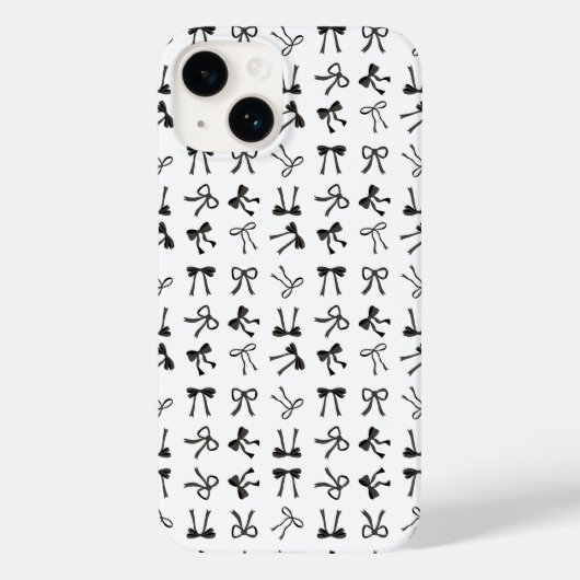 ブラックボウをコケット Case-Mate iPhoneケース (裏面)