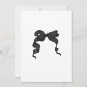 ブラックボウエクセシションパーティー招待状 招待状 (裏面)