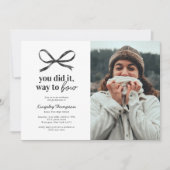 ブラックボウエクセシションパーティー招待状 招待状 (正面)