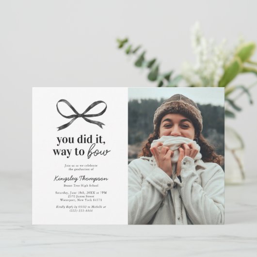 ブラックボウエクセシションパーティー招待状 招待状 (スタンド正面)