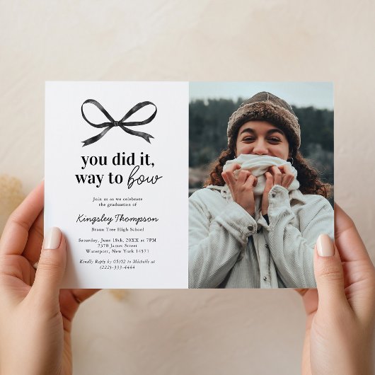 ブラックボウエクセシションパーティー招待状 招待状