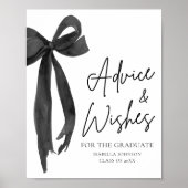 ブラックボウグラードパーティー大学院アドバイスとウィッシュ ポスター (正面)
