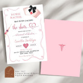 ブラックボウコケットナースリタイアメントパーティー 招待状