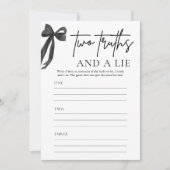 ブラックボウコケット2つの真実とライゲーム 招待状 (正面)