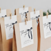 ブラックボウゴシック結び結びギフトラベル ギフトタグ