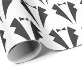 ブラックボウタイとタキシードgroomsmen結婚披露宴 ラッピングペーパー (ロールコーナー)