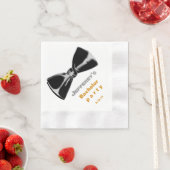 ブラックボウタイイベント 縁ありカクテルナプキン (インサイチュ)