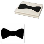 ブラックボウタイゴムスタンプ ラバースタンプ (押印)