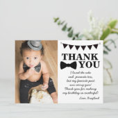 ブラックボウタイサンキューカード サンキューカード (スタンド正面)