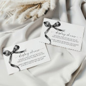 ブラックボウディスプレイシャワー囲いカード エンクロージャーカード