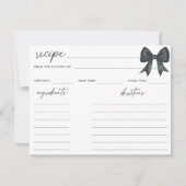 ブラックボウブライダルシャワーレシピ (正面)