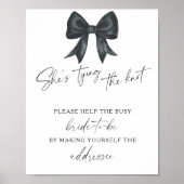 ブラックボウブライダルシャワー救済-ザ忙しブライド ポスター (正面)