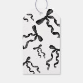 ブラックボウブライダルシャワー ギフトタグ (裏面)