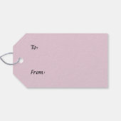 ブラックボウ付きピンクカボチャ ギフトタグ (裏面横)