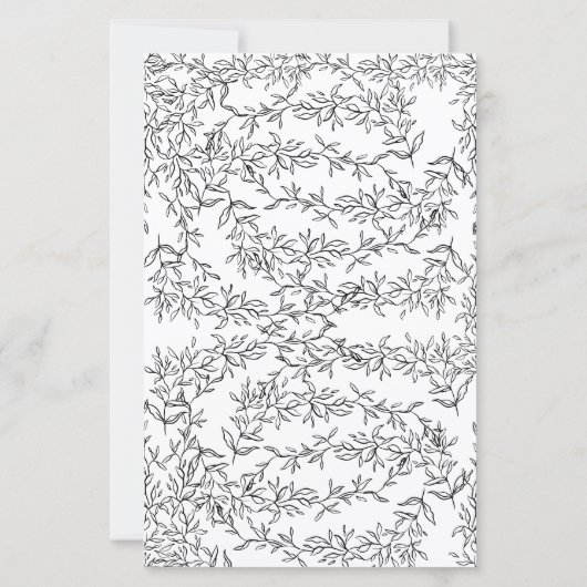 ブラックボウ彼は彼女はブライダルシャワーゲームを言った (裏面)