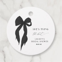 ブラックボウ彼女は結び目のブライダルシャワー