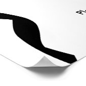 ブラックボウ彼女は結び目のブライダルシャワー ポスター (角)