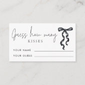 ブラックボウ推測いくつのキスブライダルゲーム エンクロージャーカード (正面)