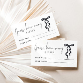 ブラックボウ推測いくつのキスブライダルゲーム エンクロージャーカード