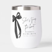 ブラックボウ結び目のバチェロレッテ (背面)