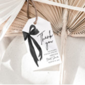 ブラックボウ シーズ タイング ザ ノット ブライダル シャワー ギフトタグ