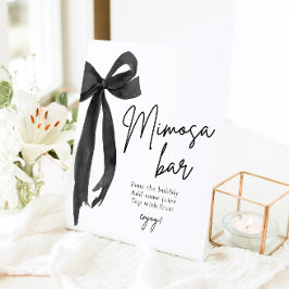 ブラックボウ シーズ タイング ザ ノット ミモザ バー サイン