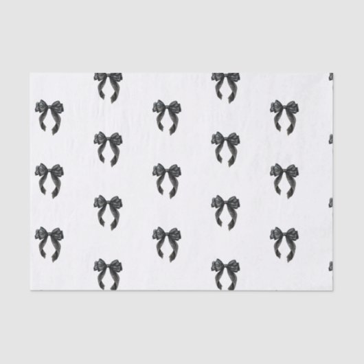 ブラックボウ フレンチ ブライダルシャワー モン シェリー 薄葉紙 (正面)