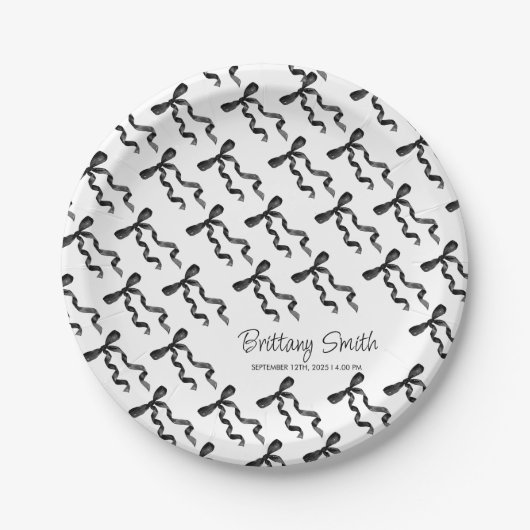 ブラックボウ ペーパープレート (正面)