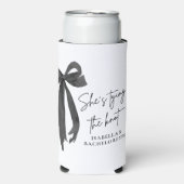 ブラックボウ 彼女が結婚する バチェロレッテ スリム缶クーラー (Seltzer正面)