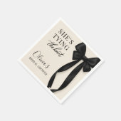 ブラックボウ 彼女は結婚する パーティー スタンダードカクテルナプキン (角)