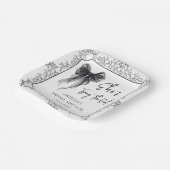 ブラックボウ 彼女は結婚する ブライダルシャワー ペーパープレート (傾斜あり)