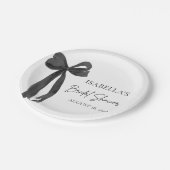 ブラックボウ 彼女は結婚する ブライダルシャワー ペーパープレート (アングル)