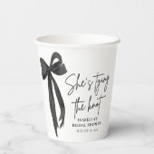 ブラックボウ 彼女は結婚する ブライダルシャワー 紙コップ (裏面)