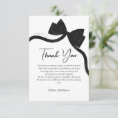 ブラックボウ  彼女、結婚式の準備中らしい ブライダルシャワーだって サンキューカード (スタンド正面)